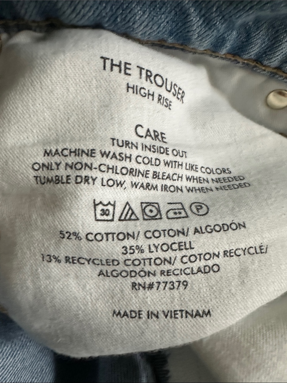 Ann Taylor High Rise The Trouser Jeans - Picture 6 of 6
